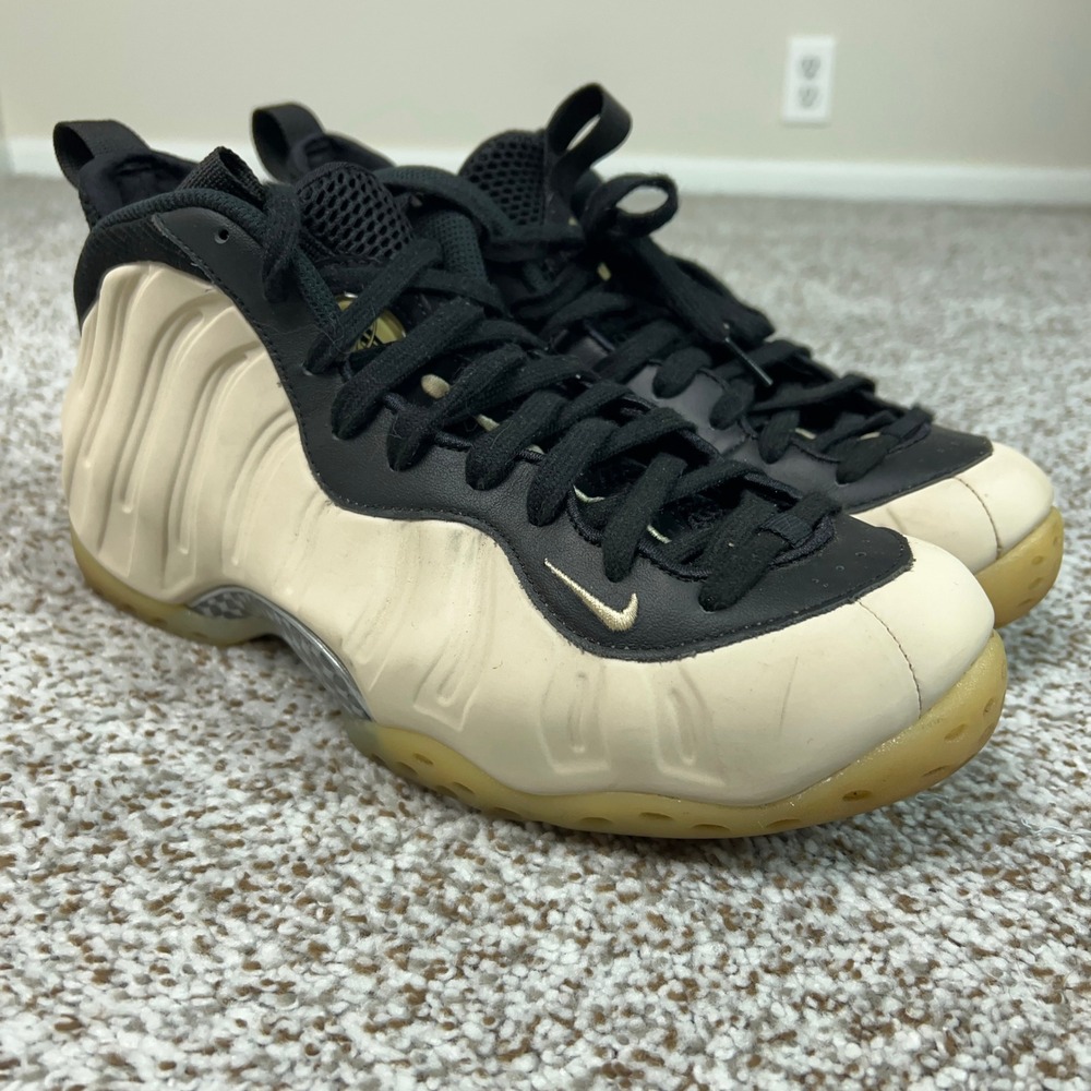 Nike Shoes Mens 10 Cream Black Athletic Basketball Foamposite One Orewood Brown